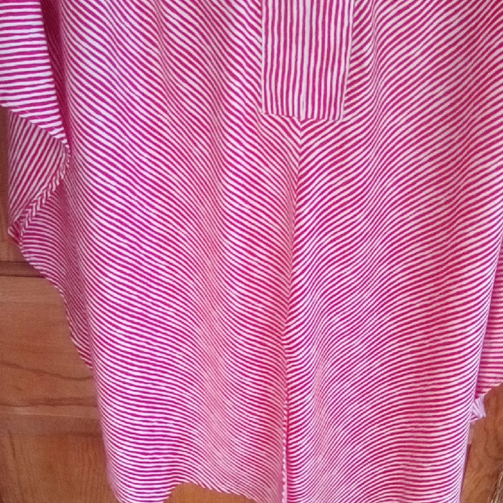 Chico's Red and White Striped Blouse - Picture 7 of 14